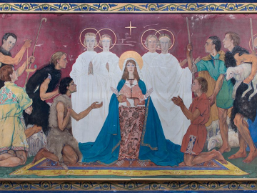 Fresk-Katedra-Ormianska-Lwow-mal.-Jan-Rosen